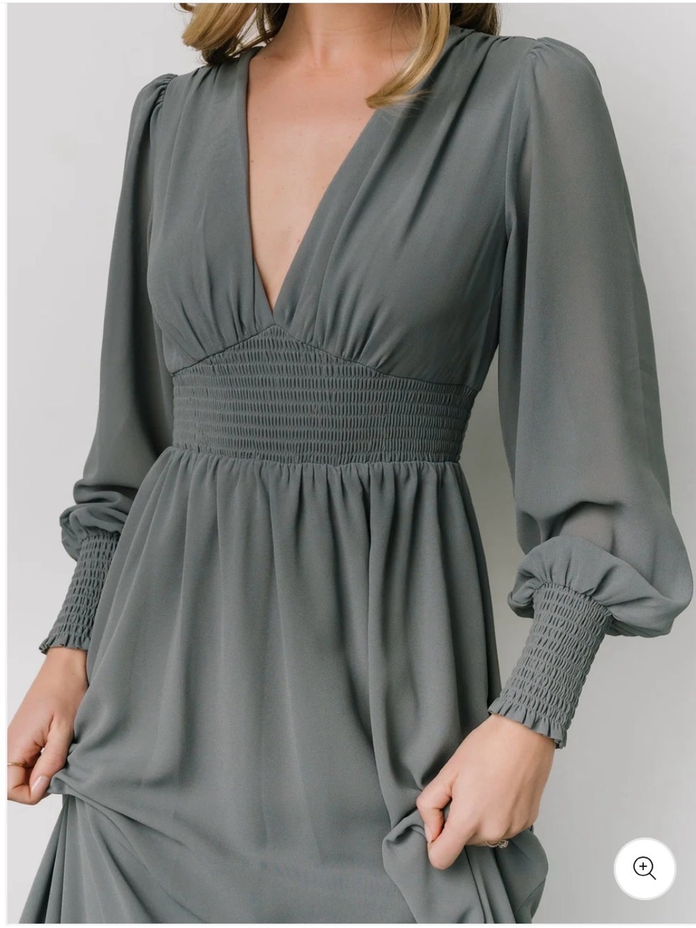 Baltic Born Olivia Maxi Dress in Dusty Blue - Picture 11 of 13